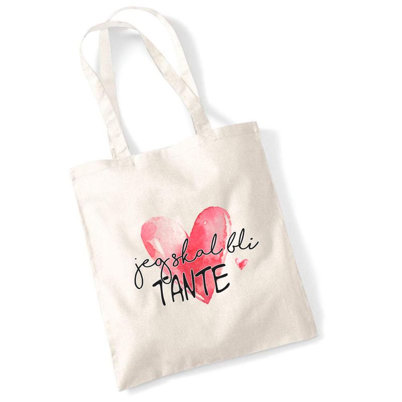 Totebag Jeg skal bli TANTE