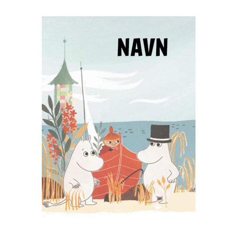 Moomin Notisbok A5 - Båt på stranden