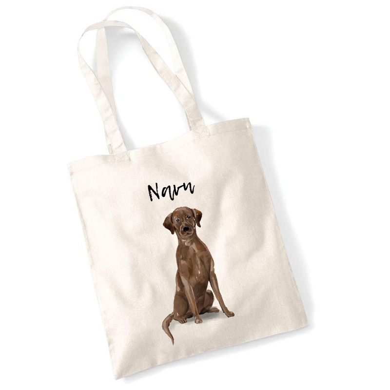 Totebag Labrador brun