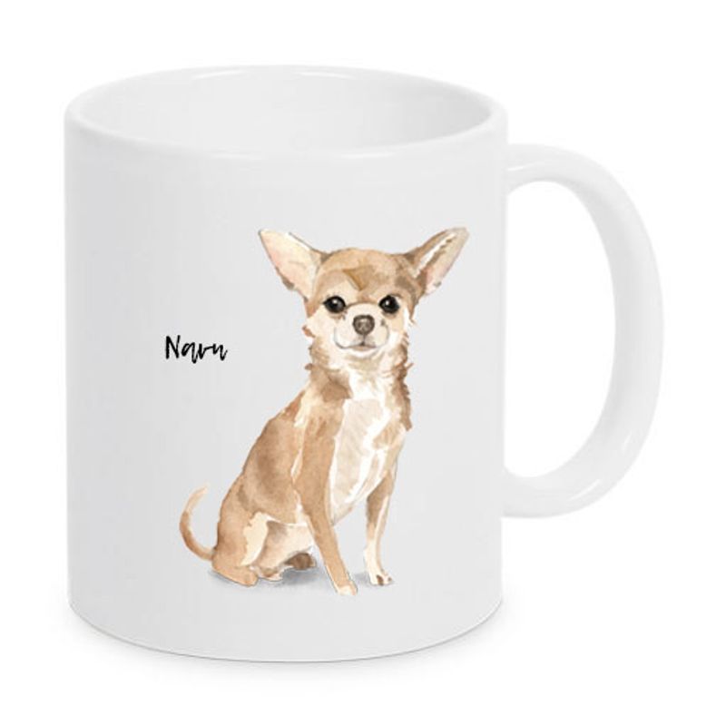 kopp Chihuahua lys brun