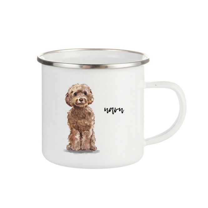 Hovedbilde kopp Cockapoo brun mørk