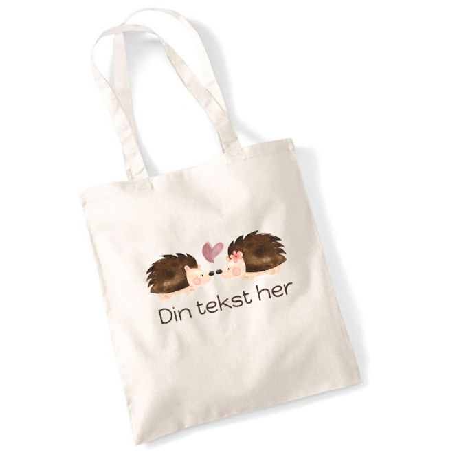 Hovedbilde Totebag Pinnsvin in love