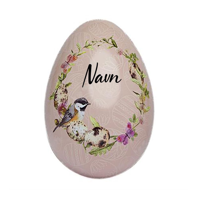 Vintage påskeegg - Rosa krans